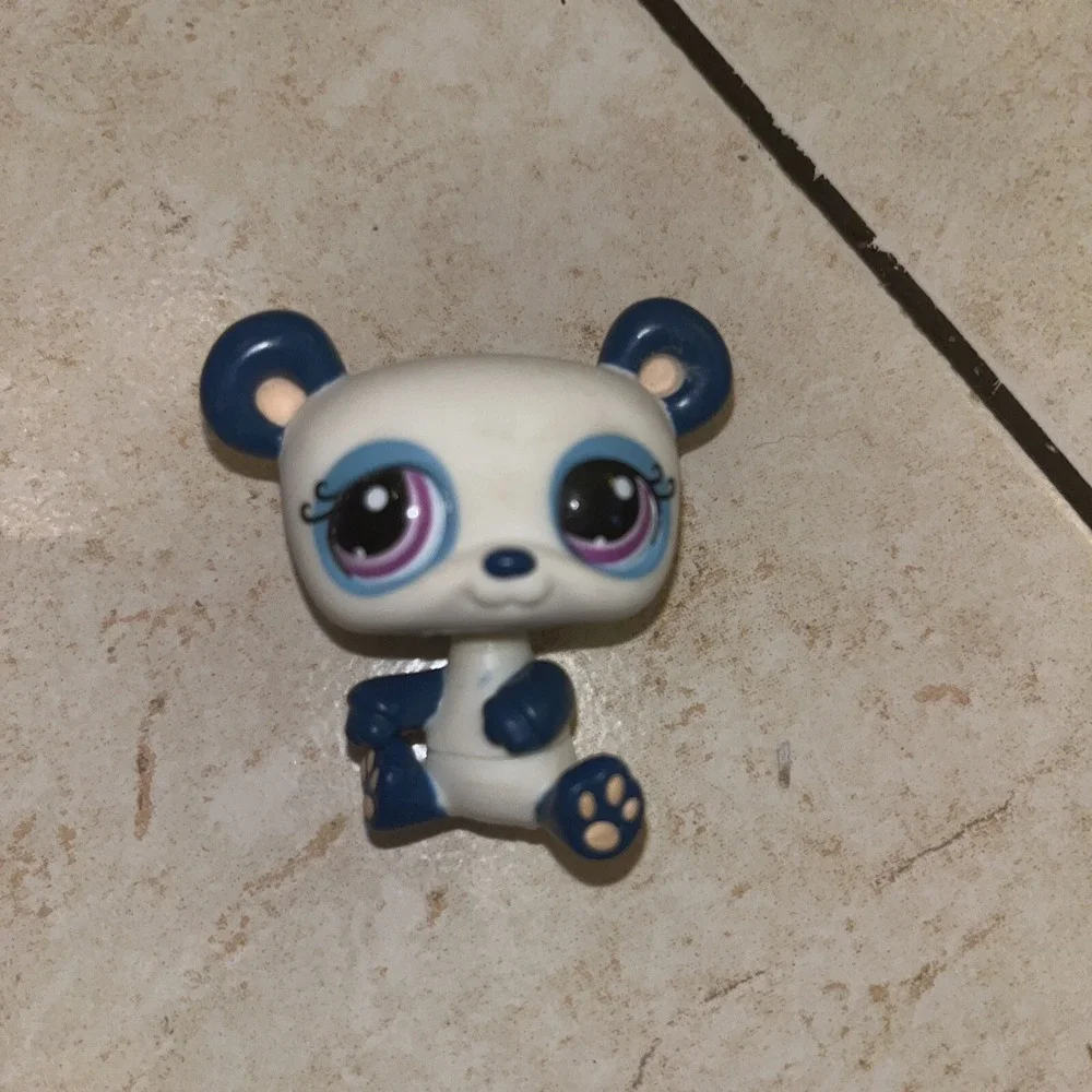 Littlest Pet Shop , White Panda , Eyelash , Purple Eyes